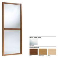 made to measure shaker 2 panel mirror sliding wardrobe door w550 740mm