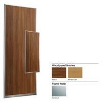 Made to Measure Double Sided 1 Panel Wood Effect Sliding Wardrobe Door (W)741-913mm