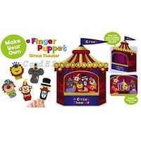 make your own finger puppet circus theatre