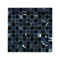 marble glass black tiles 300x300x8mm