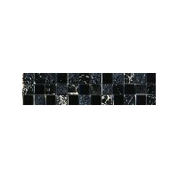 marble glass black border tiles 300x75x8mm