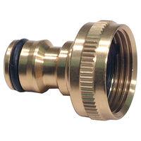 machine mart brass tap hose connector