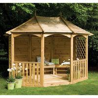 Machine Mart Xtra Forest 290x358x282cm Burford Pavilion (Ready Assembled)