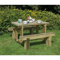 machine mart xtra forest 12m sleeper bench and refectory table set