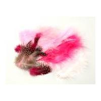 Marabou & Guinea Feathers Pink