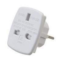 Masterplug TAEUR UK to European Travel Adaptor (White)