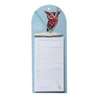 matt sewell owl magnetic slim calendar 2016