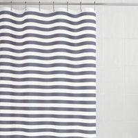 malo grey stripe shower curtain l18 m