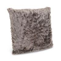 Marcie Faux Fur Grey Cushion