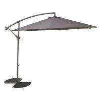 Malta 3.00m Anthracite Overhanging Parasol