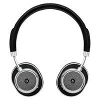 Master & Dynamic MW50 Wireless On-Ear Headphones - Black Leather / Silver Metal (MW50S1)
