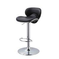 malvern black bar stool h972mm w450mm