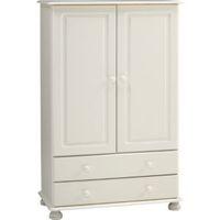 malmo white 2 door 2 drawer wardrobe h1376mm w883mm