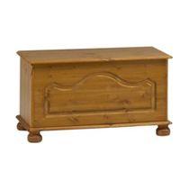 Malmo Stained Pine Ottoman (H)450mm (W)828mm