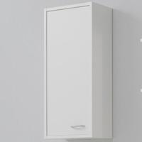Madrid1 Wall Mount Bathroom Storage Cabinet In White With 1 Door