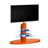 Marzouk Pastel Red High Gloss Finish LCD TV Stand With LED Light