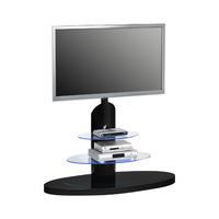 Marzouk Black High Gloss Finish LCD TV Stand With LED Light