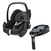 Maxi-Cosi Pebble Raven Black With FamilyFix Base