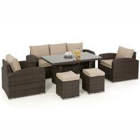 Maze Rattan Winchester Sofa Dining Set