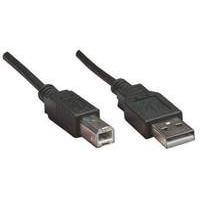 manhattan hi speed usb 20 cable a maleb male 18m black polybag 333368