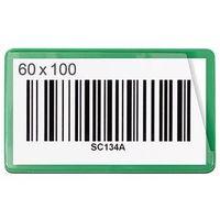 MAGNETIC TICKET POUCH 60X100 PK 100 - GREEN