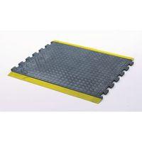 MATTING - FATIGUE CHECKER - Pack of 2 INTERLOCKING CENTRE MAT, BK/YW