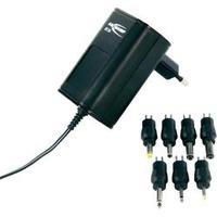 Mains PSU (adjustable voltage) Ansmann 5111233-510 3 Vdc, 4.5 Vdc, 5 Vdc, 6 Vdc, 7.5 Vdc, 9 Vdc, 12 Vdc 300 mA 3.6 W