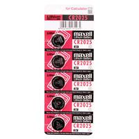 Maxell Lithium Coin Cell CR2025-C5 Pack x5