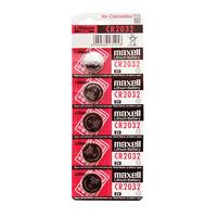 Maxell Lithium Coin Cell CR2032-C5 Pack x5