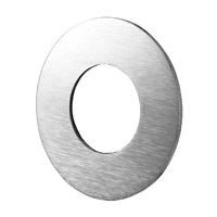 Matt Chrome Round Repair Ring for Door Handles or Cylinders