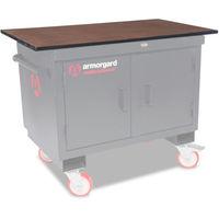 Machine Mart Xtra Armorgard BH1270M-W Wooden Top For Mobile Tuffbench