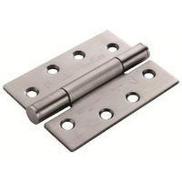 matt stainless steel gr14 4x3in heavy duty hinge in pairs