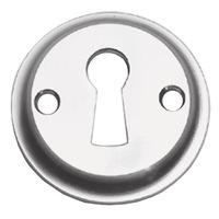 Matt Chrome Tudor Key Hole Cover 41mm