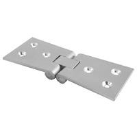 Matt Chrome Bar Flap Hinge 35x102mm in Pairs