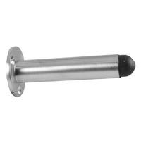 Matt Chrome Tubular Door Stop 75mm