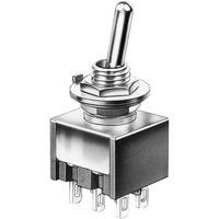 Marquardt 9040.0201 4A Miniature Toggle Switch DPDT On-On Solder Pins