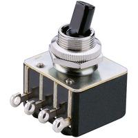 Marquardt 0133.0101 2A Miniature Toggle Switch DPST On-On Black Pl...