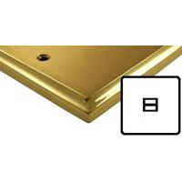 Mayfair Dual Style Brass Electrical 1G Telephone Extension Socket
