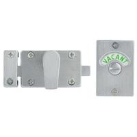 Matt Chrome Zinc Alloy Bathroom Indicator Door Bolt