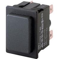 marquardt 16610101 momentary pushbutton 16a ac ip40 spno black faston