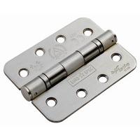 matt stainless 102x76x25mm ball bearing round edge door hinge 15 prs