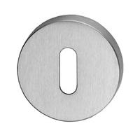 Matt Chrome Round Key Hole Cover 52mm