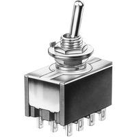 Marquardt 9040.0401 4A Miniature Toggle Switch 4PDT On-On Solder Pins