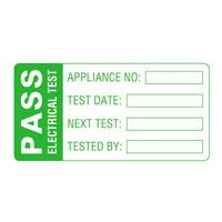 martindale lab2 large pass pat test labels roll of 500