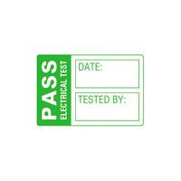 martindale lab1 small pass pat test labels roll of 500