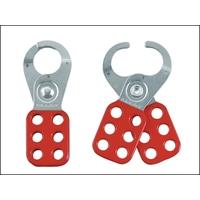 MasterLock Lockout Hasp 25mm Steel Red