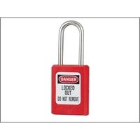 MasterLock Lockout Padlock Red Keyed Alike