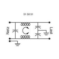 mains filter iec socket 250 vac 1 a 37 mh l x w x h 57 x 2525 x 523 mm ...