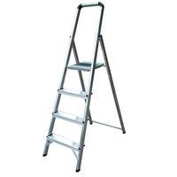 Machine Mart Xtra Lyte Ladders 4 Tread Trade Platform Step Ladder