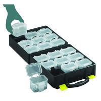 machine mart xtra topstore qoc25 assortment cases with 18 compartments ...